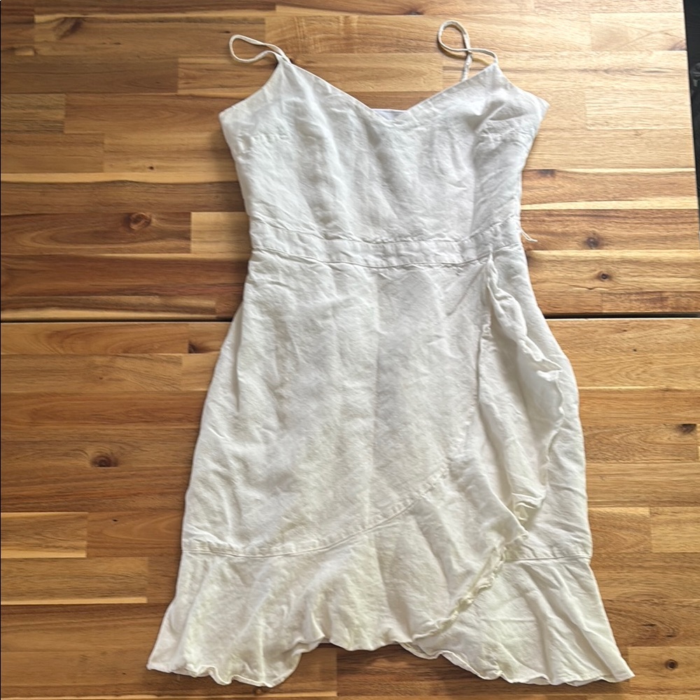 Banana Republic White Spaghetti Strap Midi Dress Size 4